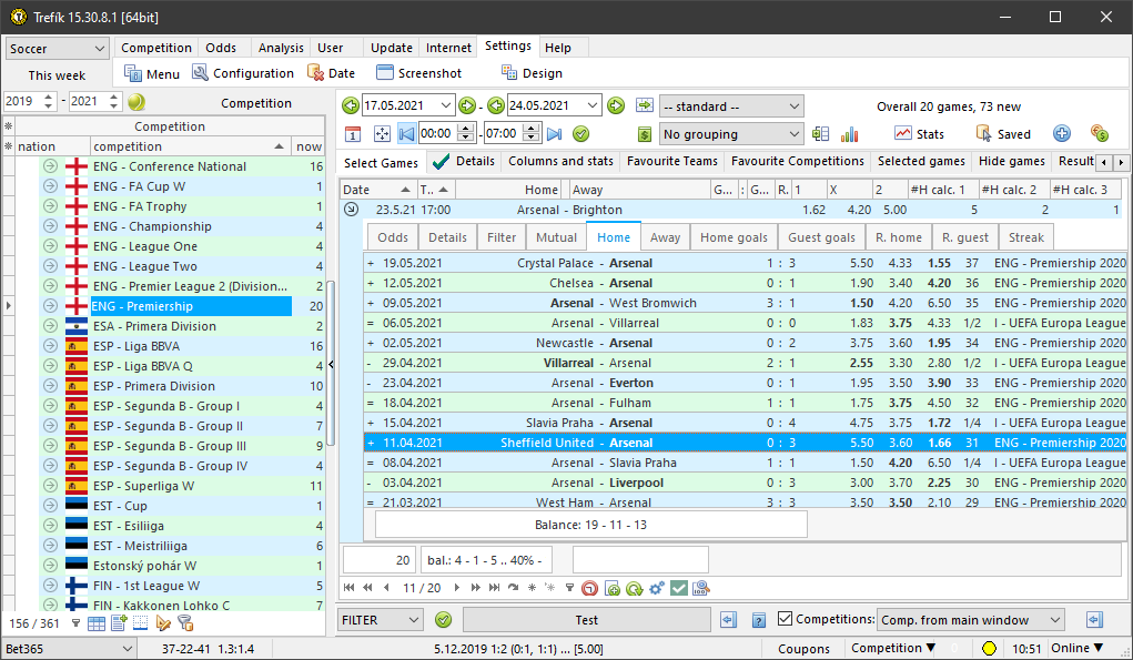 Filter / Calculations